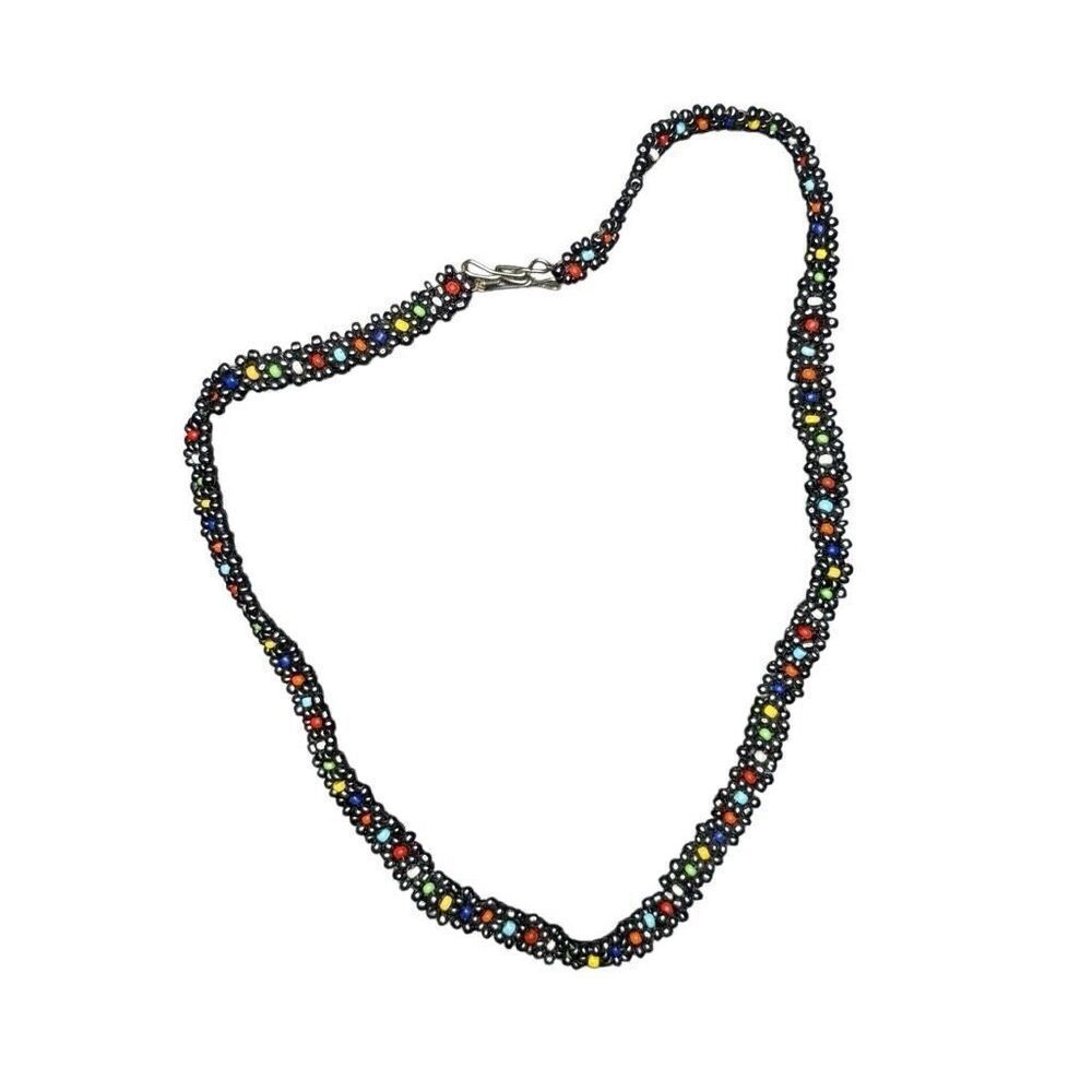 Boutique homemade choker beaded necklace
